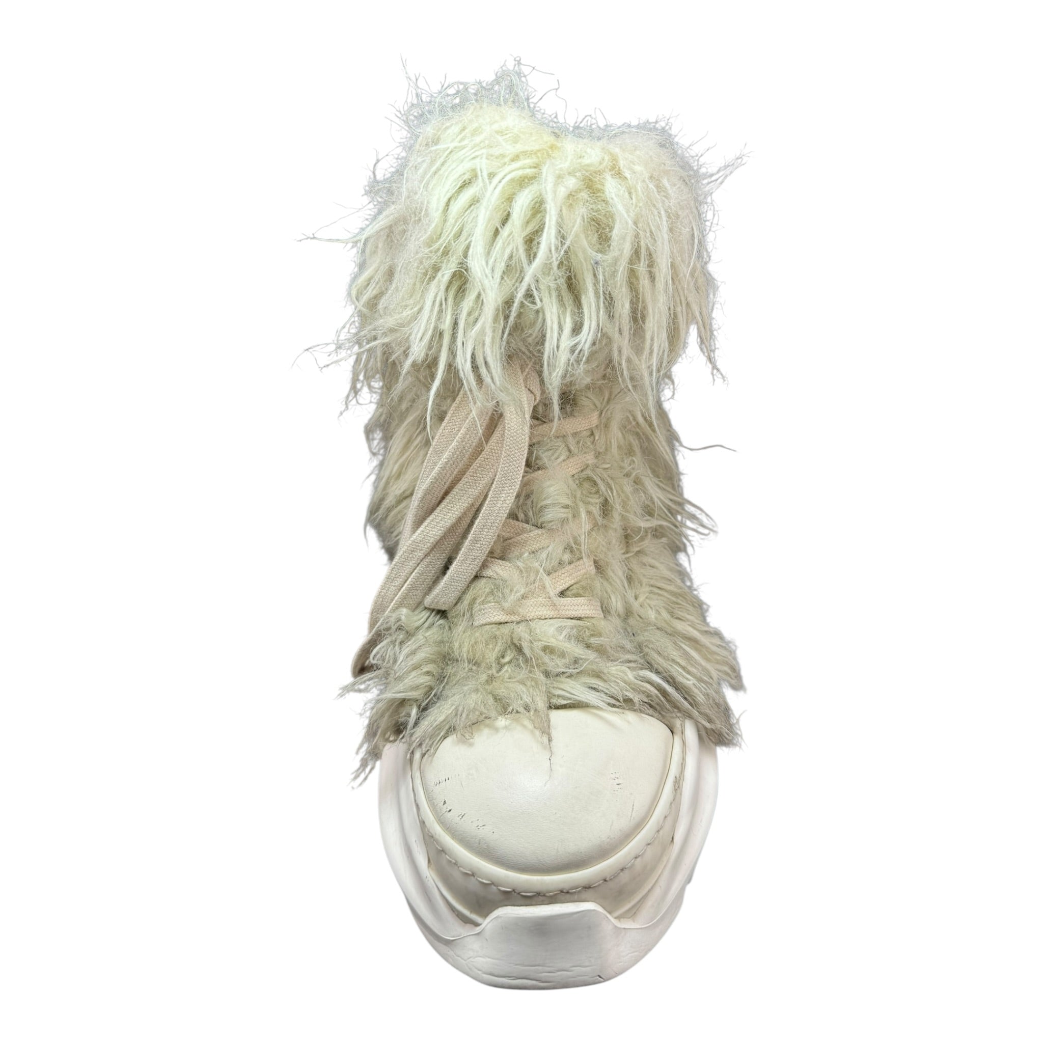 Rick Owens Abstract Fur Boots (42EU)