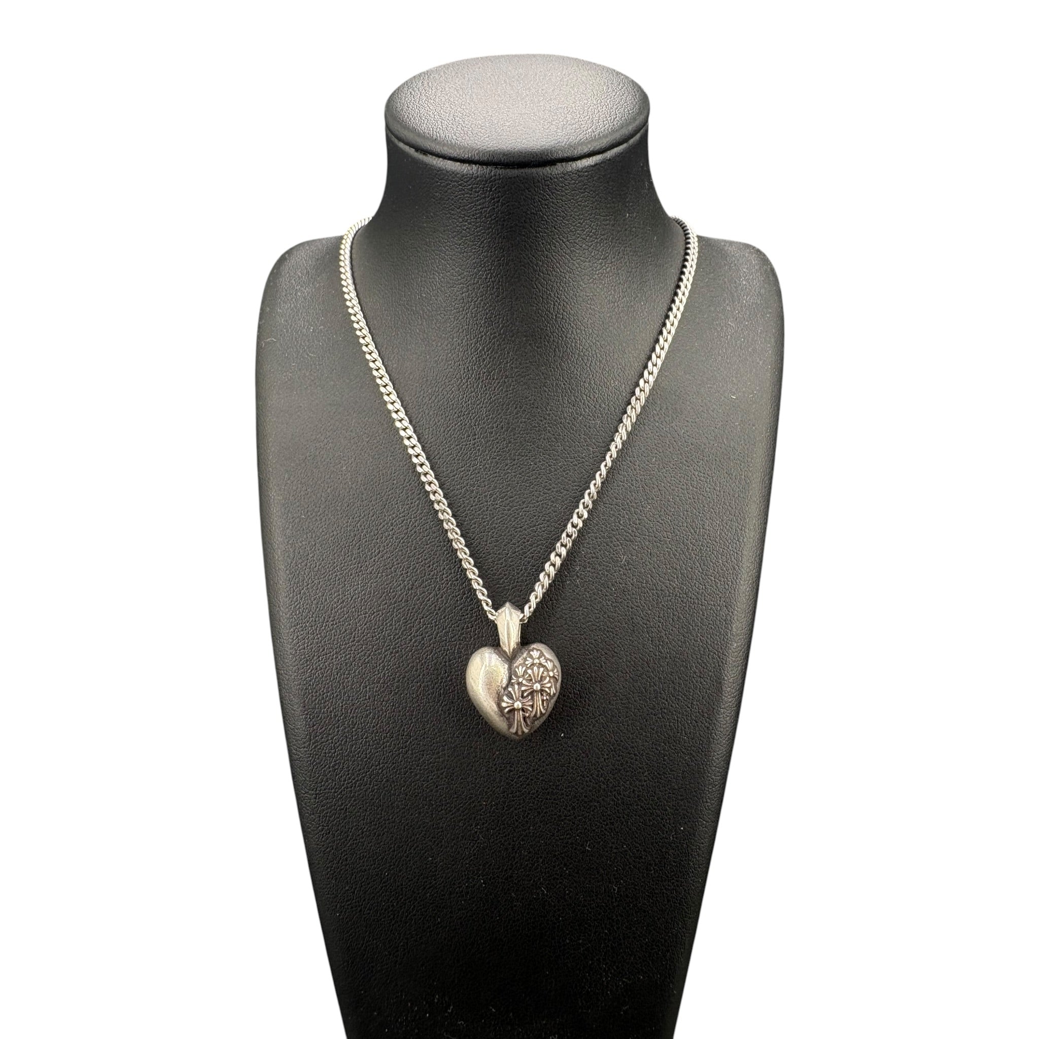 Pendentif Chrome Hearts Cross Hearts argent 925