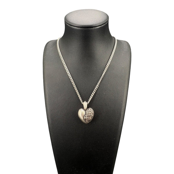 Pendentif Chrome Hearts Cross Hearts argent 925