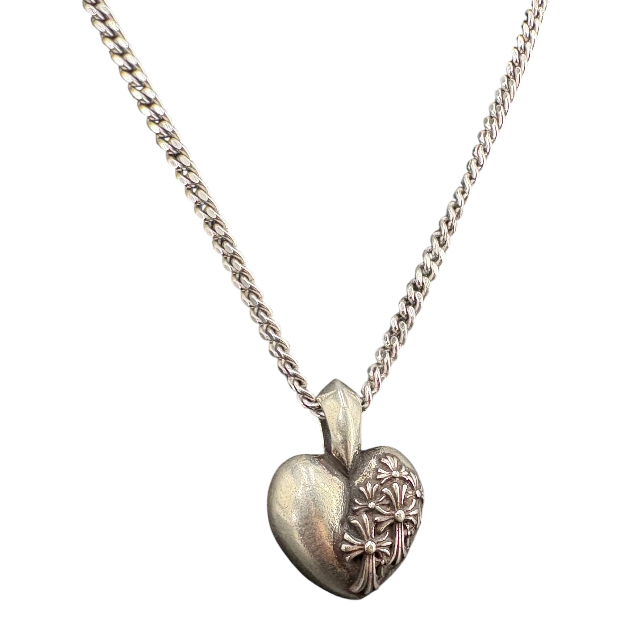 Pendentif Chrome Hearts Cross Hearts argent 925