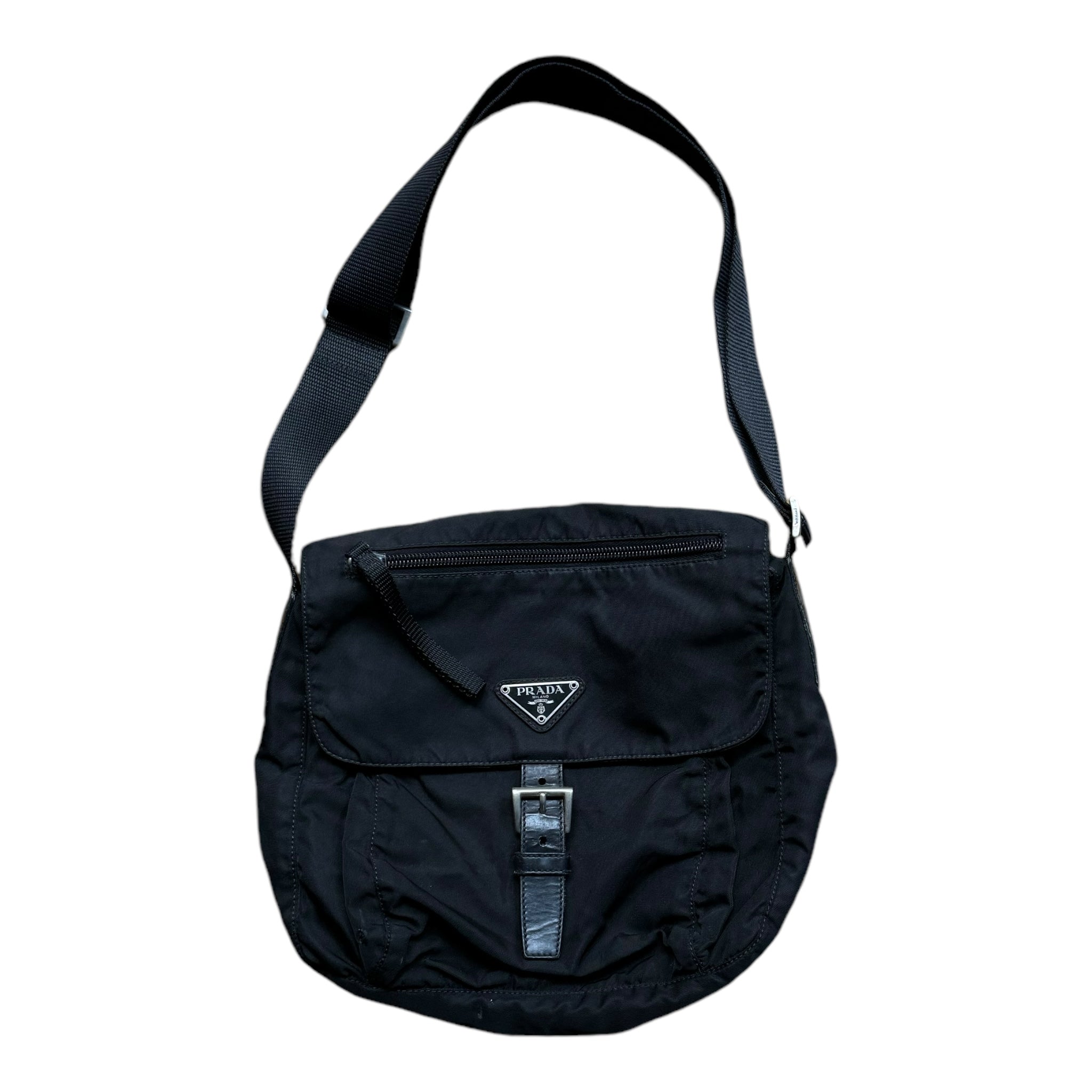 Prada single-buckle bag