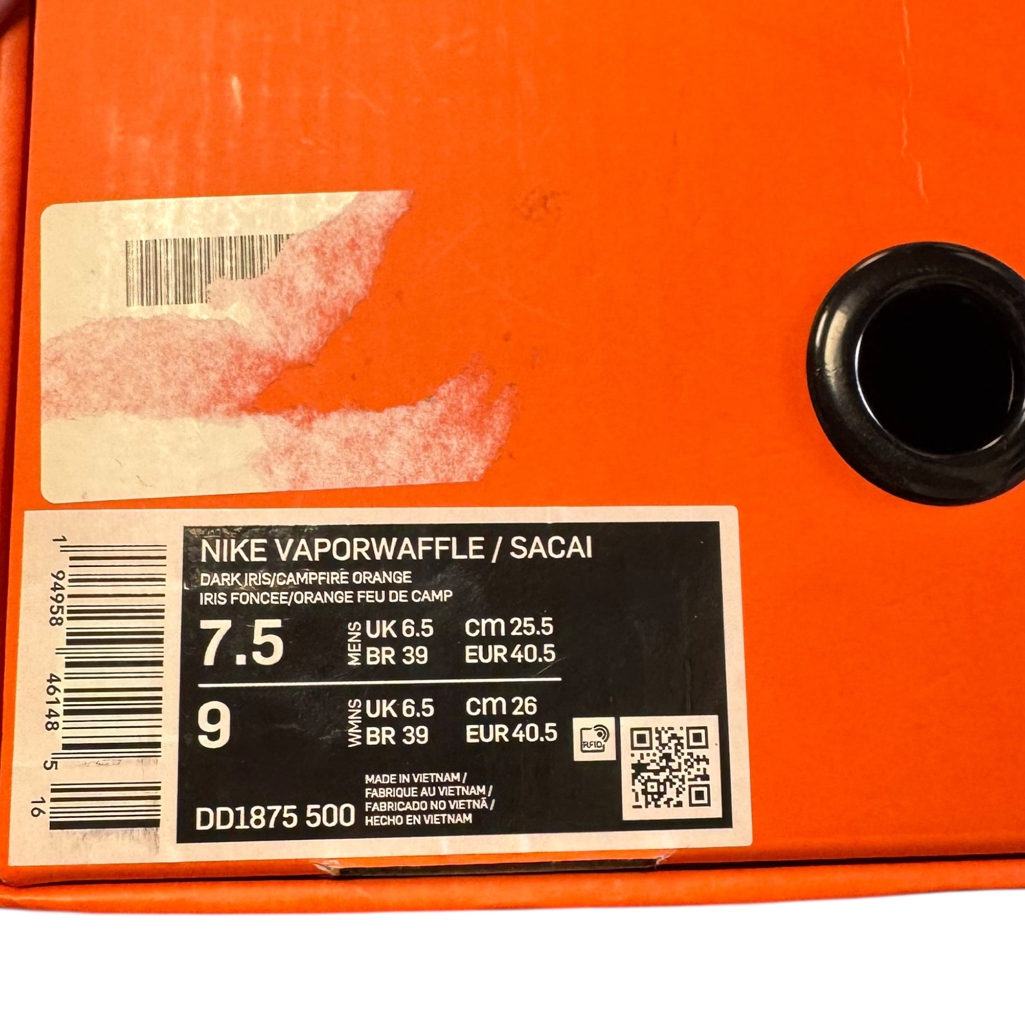 Sacai Vappor Waffle Iris (40.5EU)