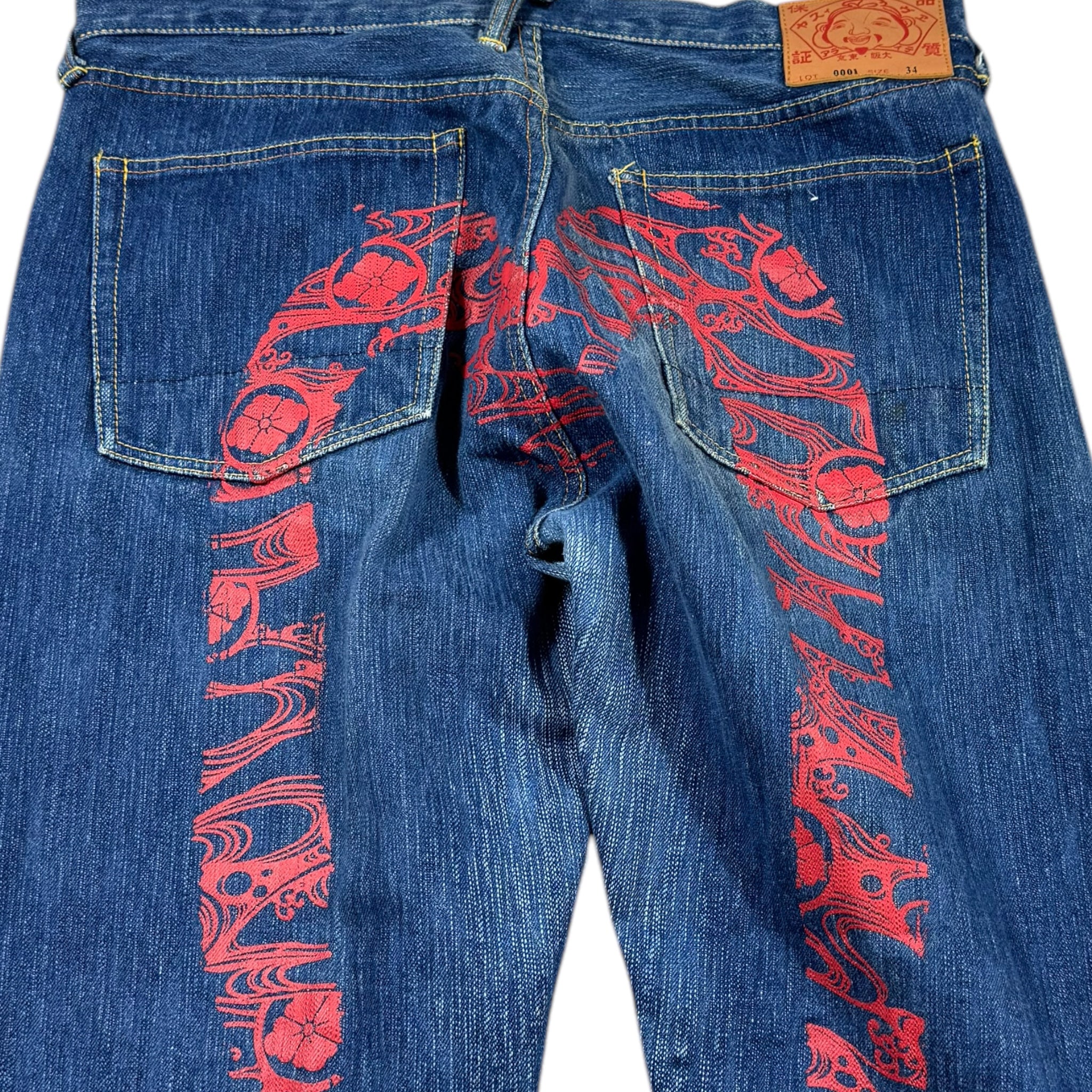 Jean baggy Evisu daicock (L)