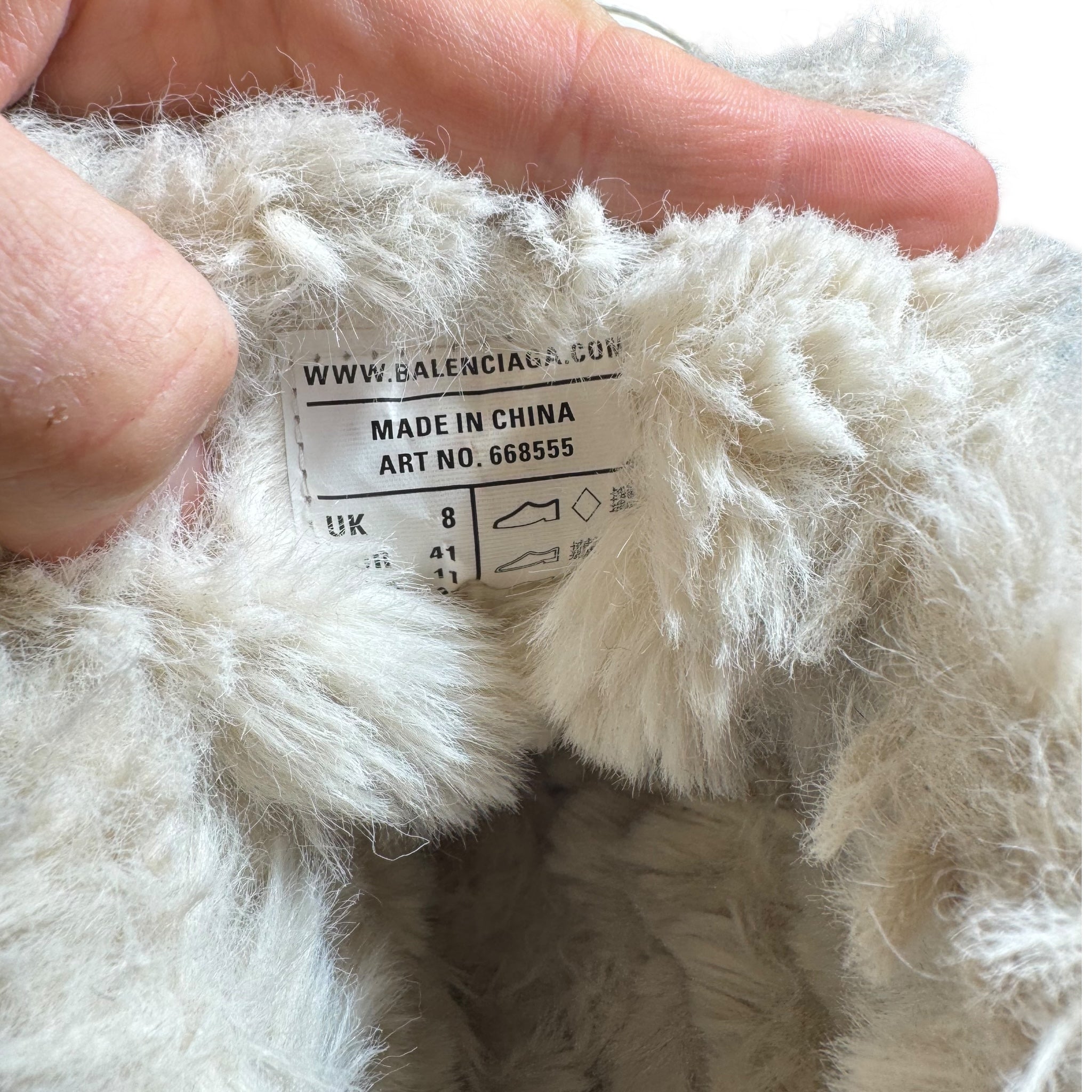 Track Fur White Balenciaga (41EU)