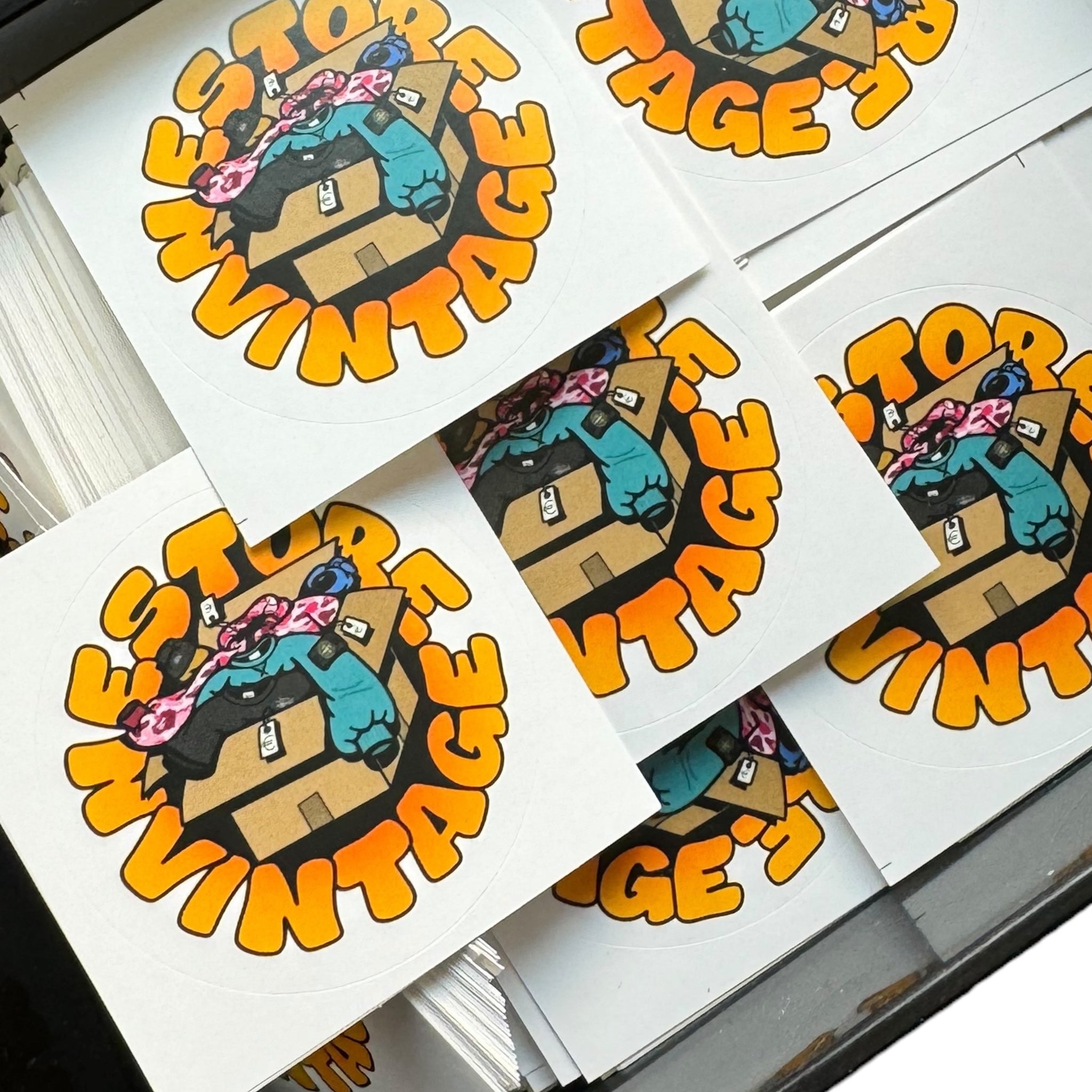 Stickers Nestore Vintage logo (Limit 3 of each per person)