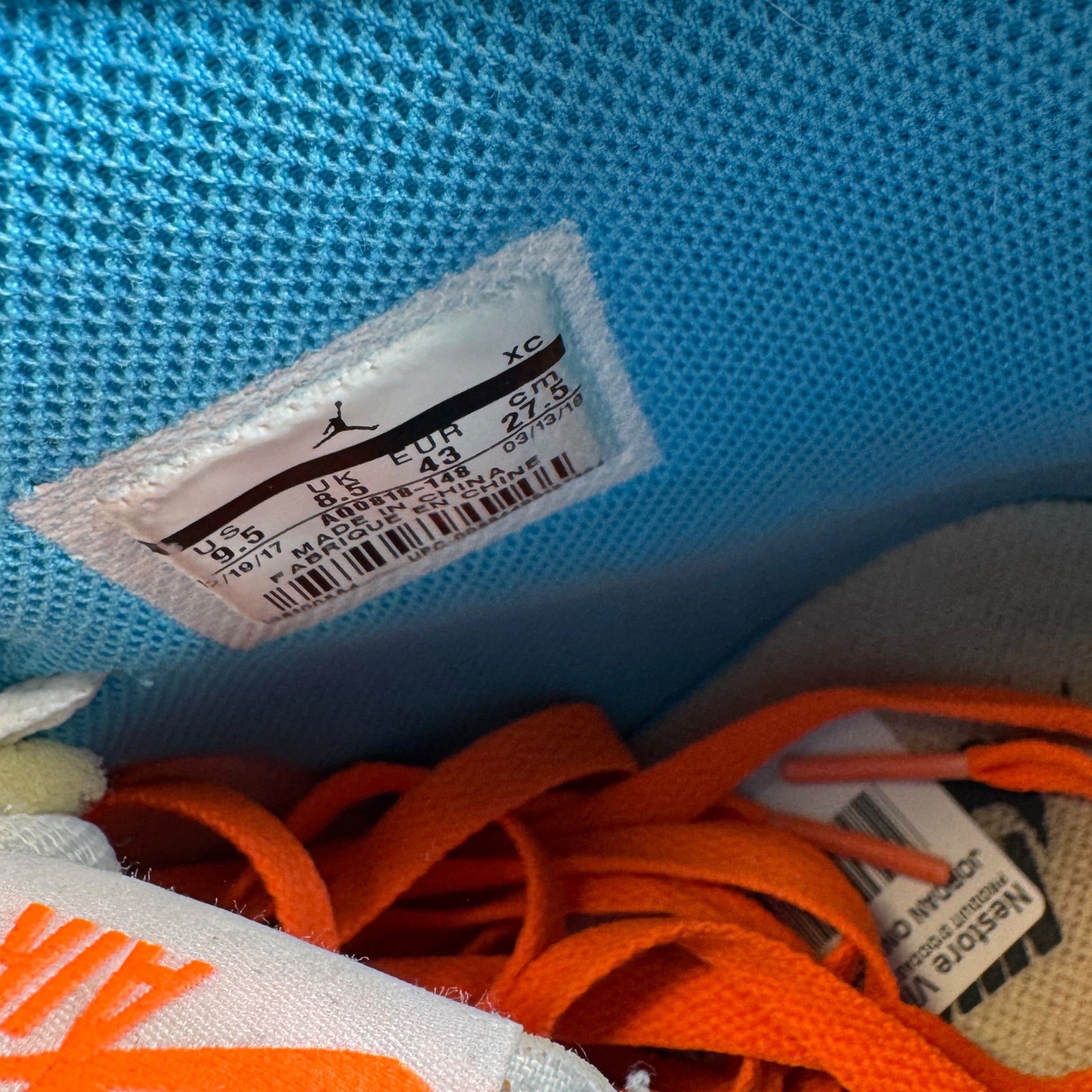 Jordan One Off-White UNC (43EU)